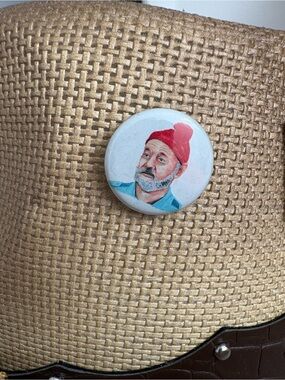 Round Steve Zissou Pin